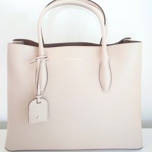 Kate Spade NWT Medium Eva Satchel in Warm Beige